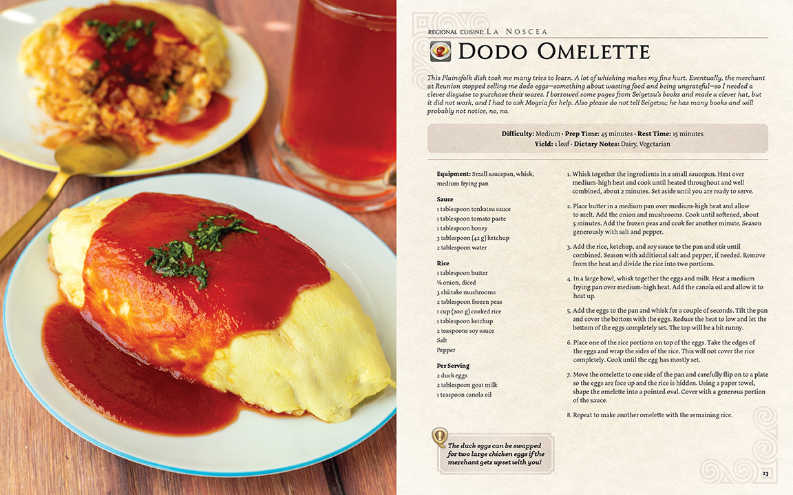Hardcover of The Ultimate Final Fantasy XIV Cookbook by Insight Editions, featuring game-inspired recipes and artwork.