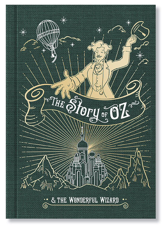 Inside view of the hardcover Wicked: The Story of Oz & the Wonderful Wizard replica pop-up book by Insight Editions.