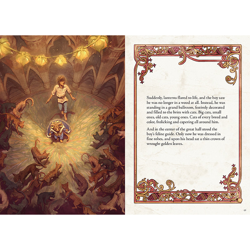 Hardcover edition of Critical Role: Der Katzenprinz & Other Zemnian Tales with jacket by Insight Editions, featuring fantasy artwork.