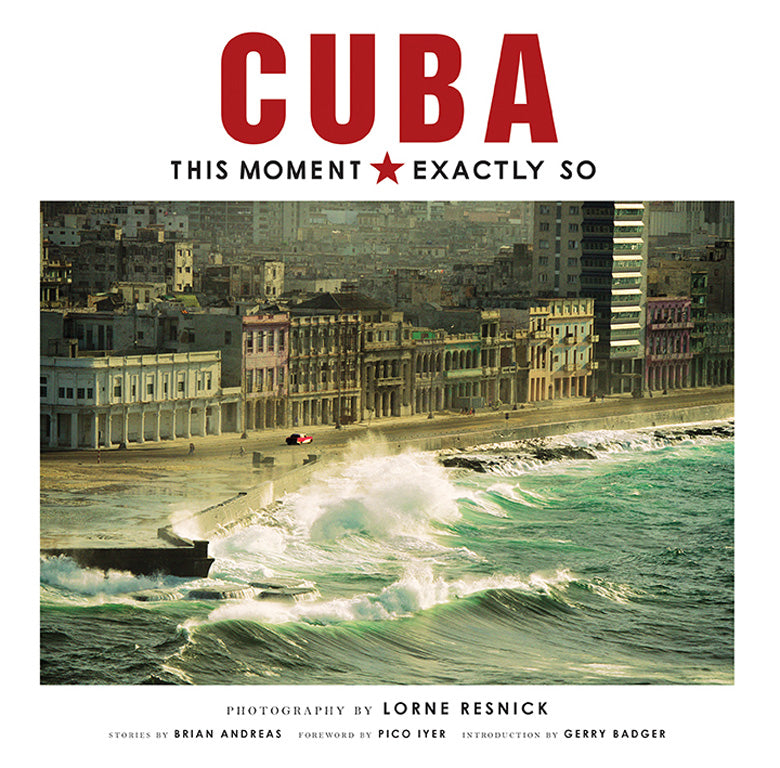 Hardcover book titled "Cuba: This Moment, Exactly So" with a protective jacket by Insight Editions.
