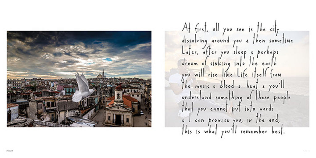Hardcover book titled "Cuba: This Moment, Exactly So" with jacket cover, published by Insight Editions.