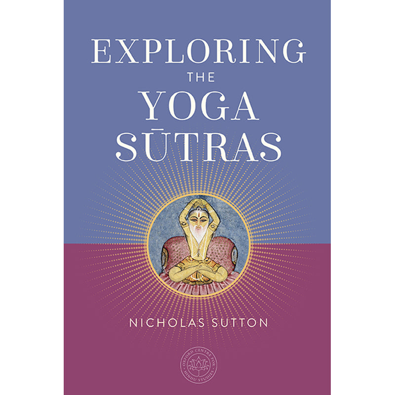 Hardcover edition of Exploring the Yoga Sutras by Insight Editions with a protective jacket, featuring traditional Buddhist art on the cover.