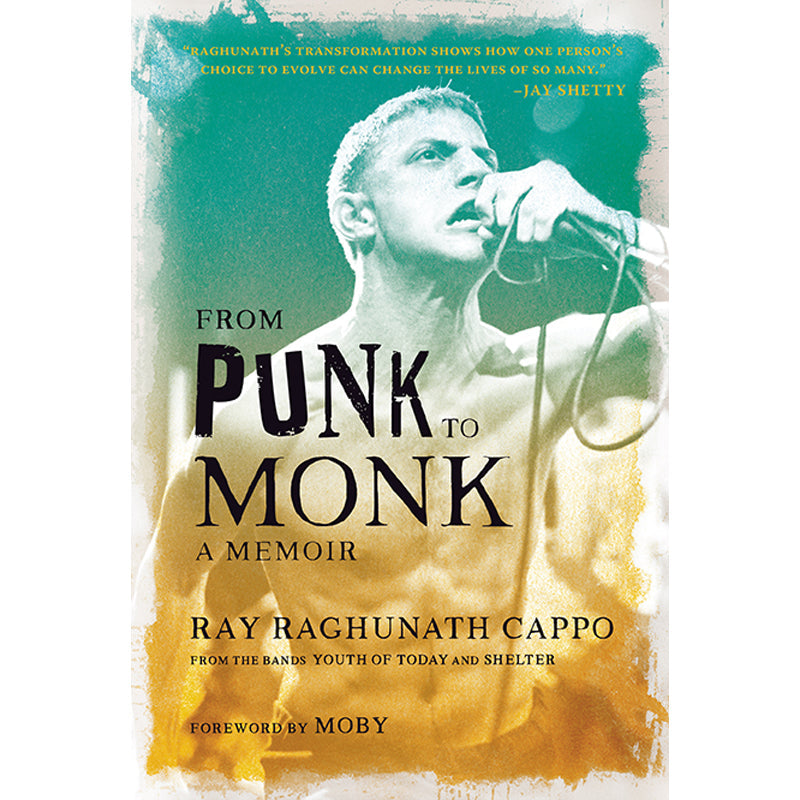 Hardcover book titled "From Punk to Monk" with a jacket cover, published by Insight Editions, featuring a colorful design.