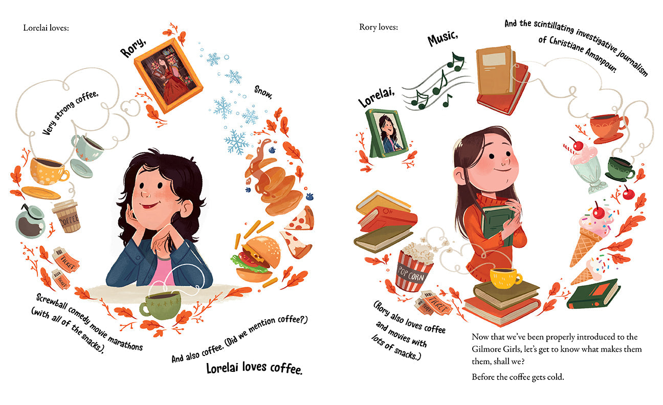 Hardcover edition of Gilmore Girls: At Home in Stars Hollow with protective jacket, by Insight Editions.
