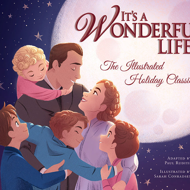 Hardcover edition of "It's a Wonderful Life" with a protective jacket, published by Insight Editions.