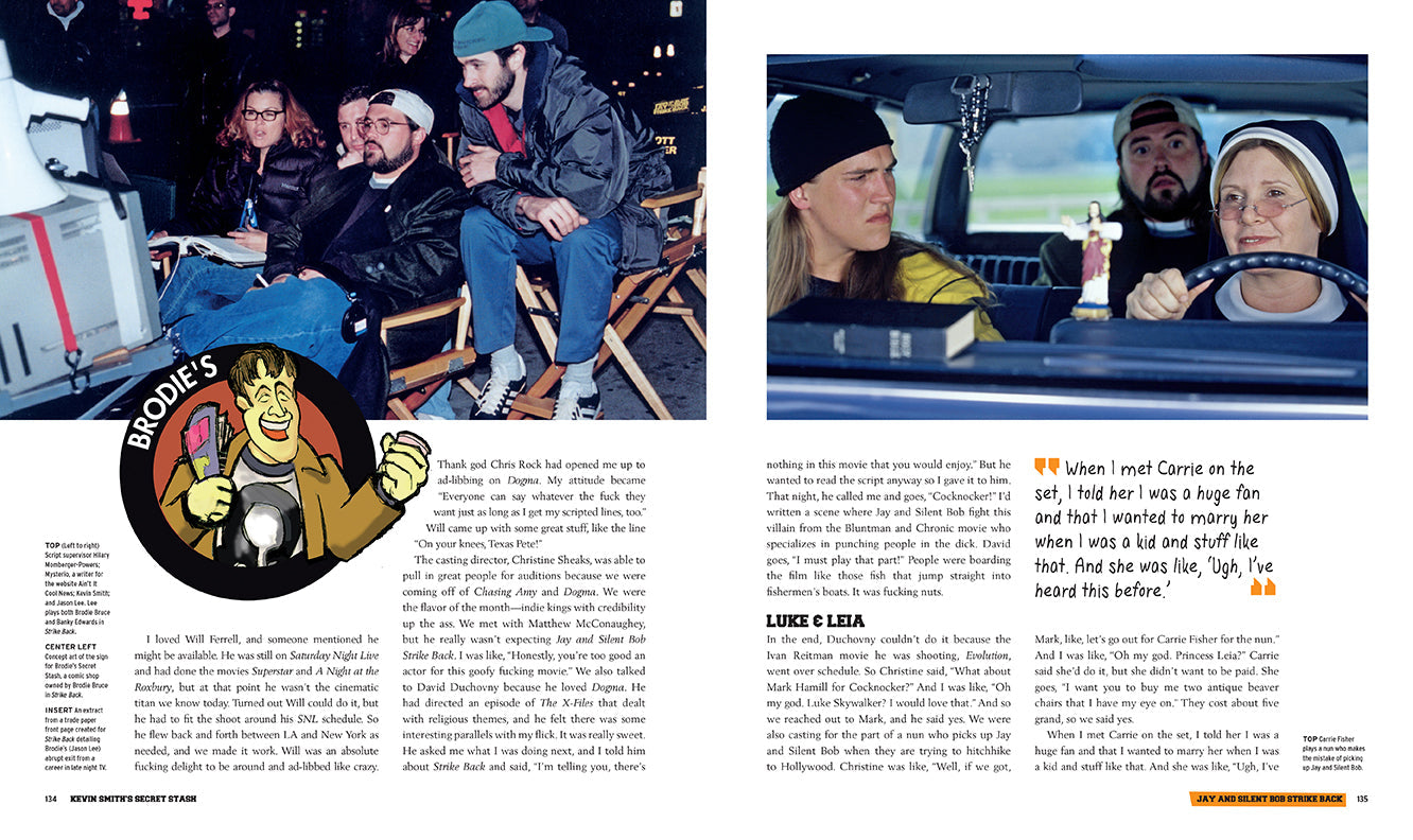 Hardcover edition of Kevin Smith's Secret Stash with protective jacket, published by Insight Editions.