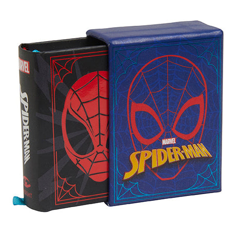 Hardcover Marvel Comics Spider-Man book with jacket featuring Spider-Man in action and comic-style design.
