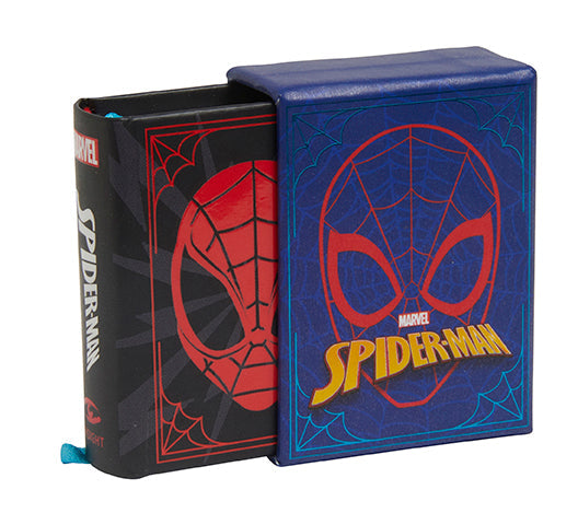 Hardcover Marvel Comics Spider-Man book with jacket featuring Spider-Man in action and comic-style design.