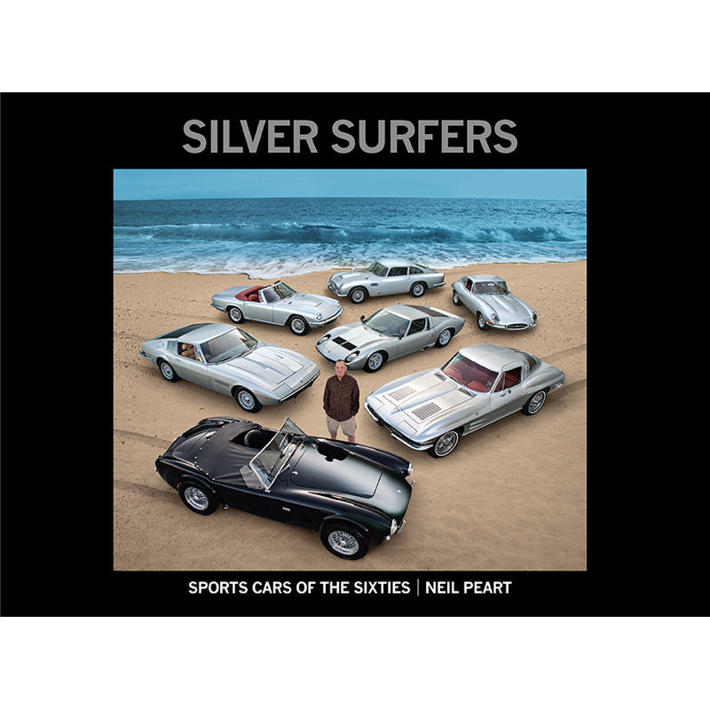 Hardcover book titled "Silver Surfers" with a protective jacket by Insight Editions, featuring sleek silver-themed cover art.