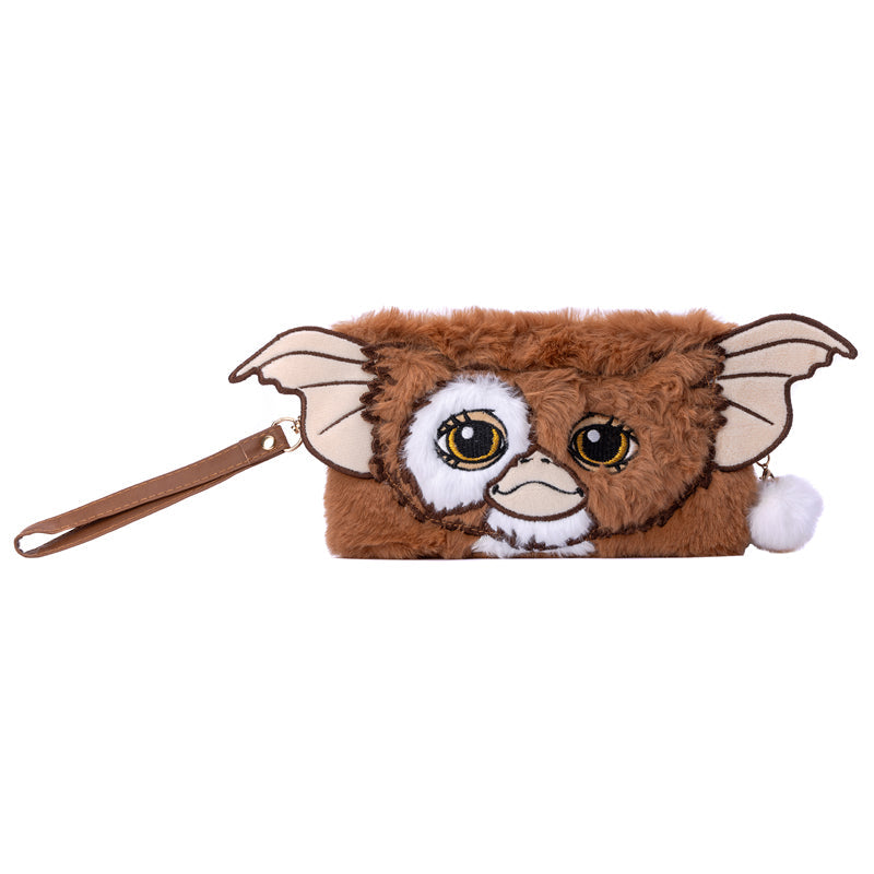 Gizmo plush accessory pouch from Gremlins, soft plush home decor item with detailed Gizmo character design.