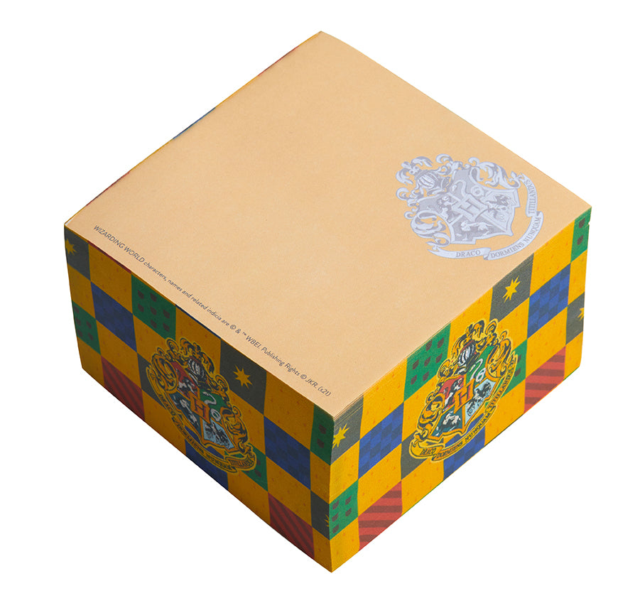 Harry Potter Hogwarts Memo Cube from Insight Editions' Classic Collection, featuring a magical design for home organization.