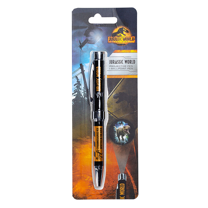 Jurassic World Projector Pen by Insight Editions, a home goods writing tool with a Jurassic World theme and projector feature.