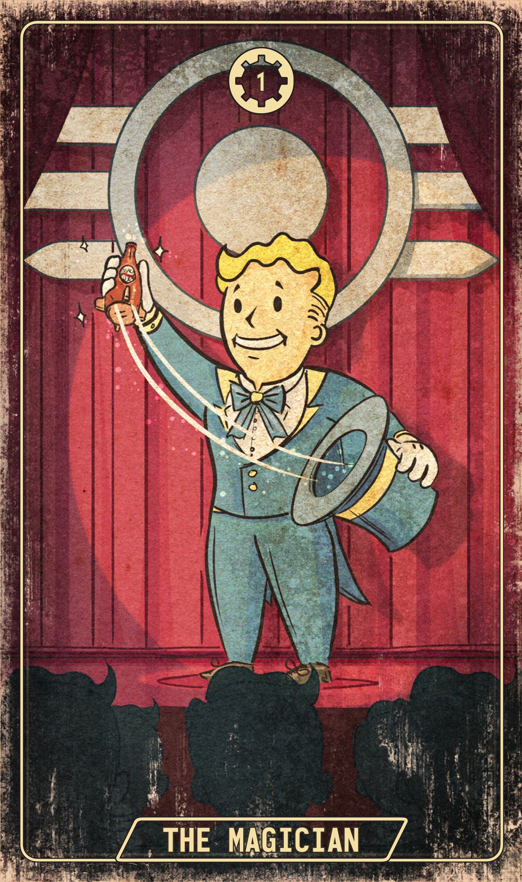 Fallout: The Official Tarot Deck and Guidebook kit by Insight Editions featuring tarot cards and guidebook in a themed box.