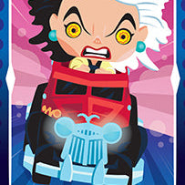 Funko Disney Villains Tarot Deck and Guidebook kit featuring colorful villain illustrations and tarot cards from Insight Editions