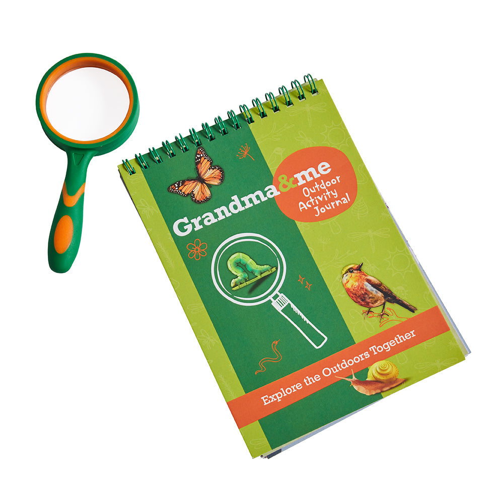 Grandma and Me Explore Outdoors Activity Kit by Insight Editions, featuring outdoor adventure tools and activities for kids and grandparents.