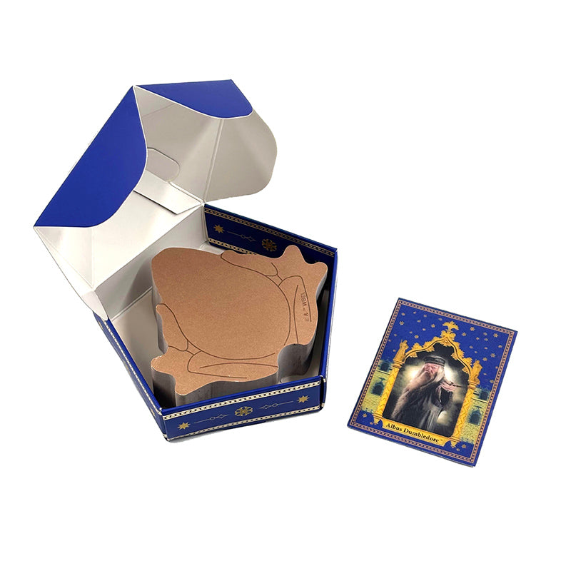 Harry Potter Chocolate Frog sticky notepad kit by Insight Editions, featuring a themed design with collectible-style pages and illustrations.