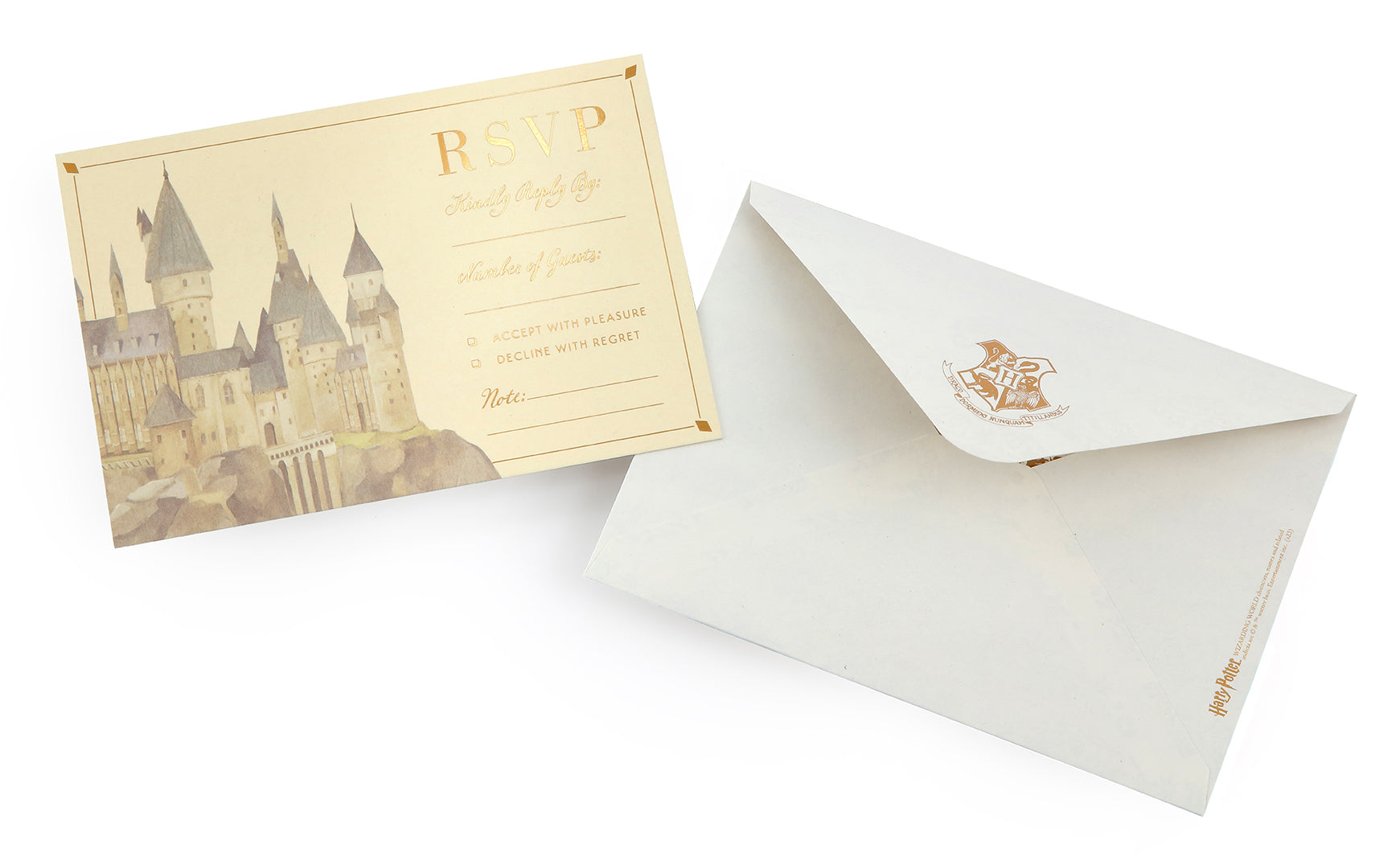 Harry Potter Hogwarts Invitation Set by Insight Editions, includes 30 magical invitation cards for wizarding events.