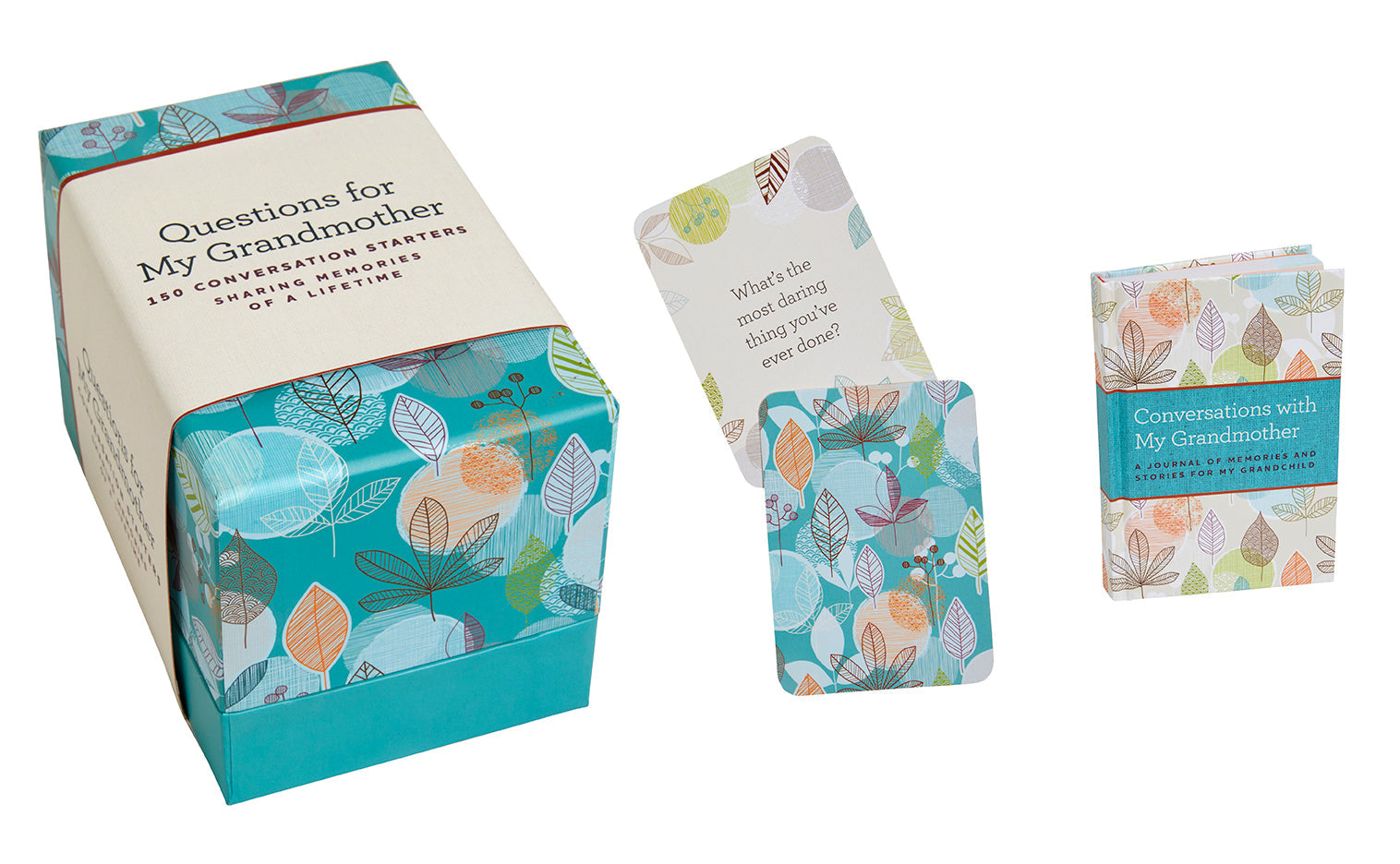 Insight Editions Questions for My Grandmother kit with cards and guide for meaningful conversations