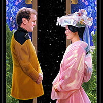 Star Trek: The Next Generation Tarot Deck and Guidebook kit by Insight Editions, featuring themed tarot cards and instructional guide.