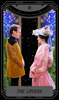 Star Trek: The Next Generation Tarot Deck and Guidebook kit by Insight Editions, featuring themed tarot cards and instructional guide.