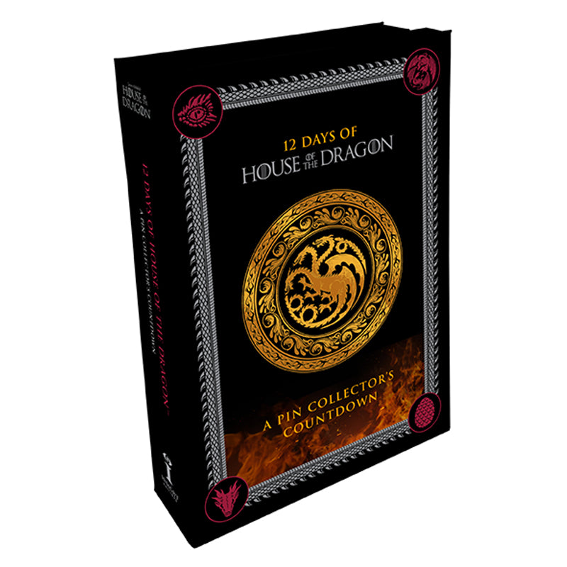 Hardbound 12 Days of House of the Dragon kit by Insight Editions, featuring detailed illustrations and collectible content.