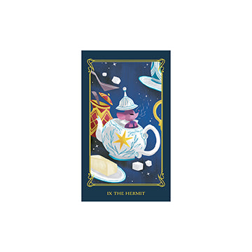 Alice in Wonderland Tiny Tarot Deck and Guidebook kit by Insight Editions, featuring a softbound deck with whimsical illustrations.