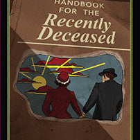 Beetlejuice Tarot Deck and Guide kit with softbound instruction book, featuring spooky, illustrated tarot cards by Insight Editions.