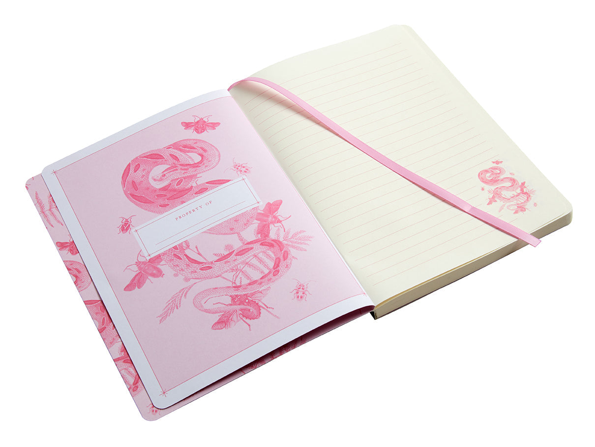 Softcover Art of Nature Garden Gathering Notebook with elastic band by Insight Editions, featuring botanical illustrations.