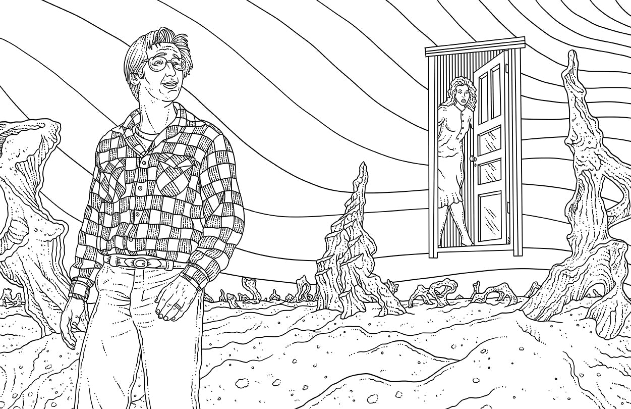Softcover Beetlejuice coloring book by Insight Editions featuring spooky and whimsical illustrations from the film.