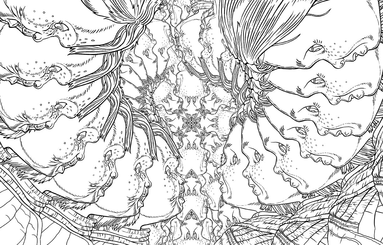 Softcover coloring book titled "Chucky: The Official Coloring Book" by Insight Editions featuring Chucky character illustrations.