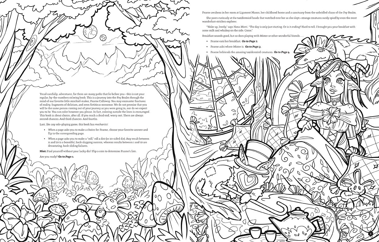 Softcover book titled Critical Role: Fearne Calloway's Fey Fantasy by Insight Editions featuring fantasy art on the cover.
