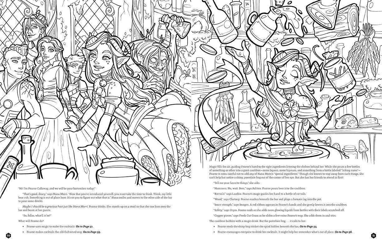Softcover book titled Critical Role: Fearne Calloway's Fey Fantasy by Insight Editions, featuring fantasy artwork on the cover.