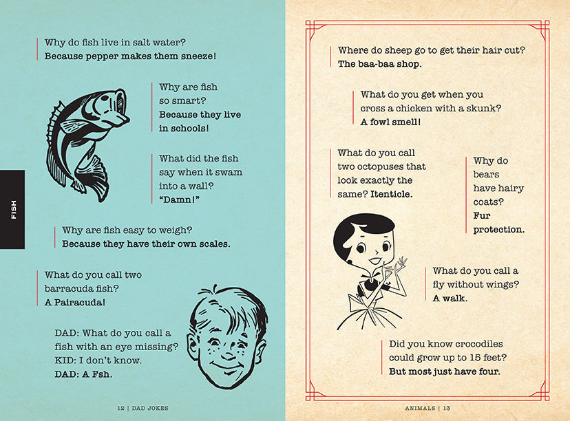 Softcover book titled Dad Jokes: Hall of Shame by Insight Editions featuring a humorous cover design.