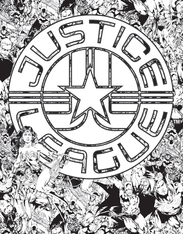 Softcover Wonder Woman coloring book by Insight Editions featuring comic-style illustrations of DC Comics' iconic superhero.