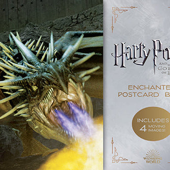 Softcover Harry Potter and the Goblet of Fire Enchanted Postcard Book by Insight Editions, featuring magical illustrations on the cover.