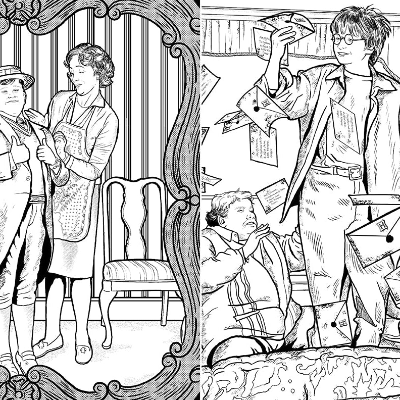 Softcover Harry Potter Coloring Wizardry book by Insight Editions featuring magical illustrations for coloring.
