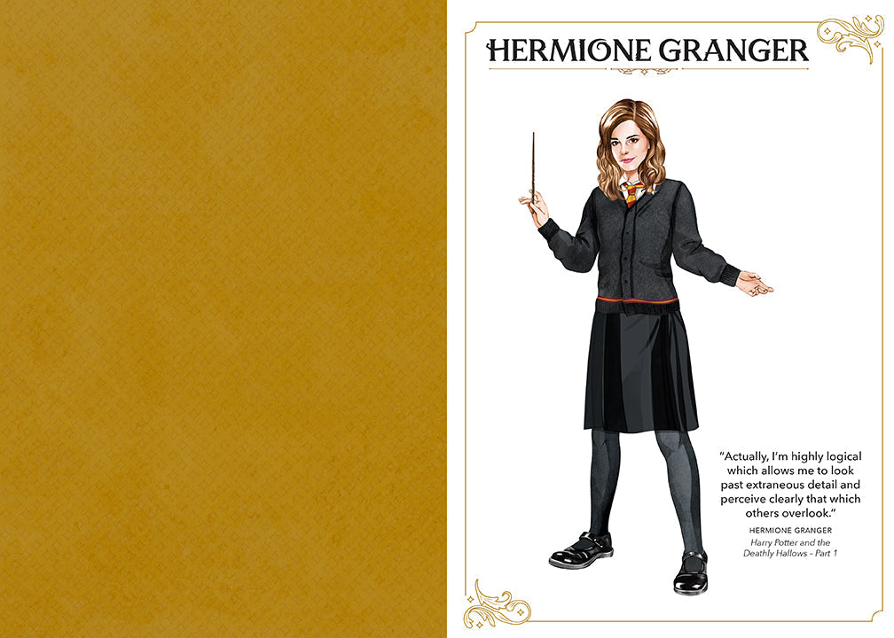 Harry Potter Deluxe Paper Dolls softcover book by Insight Editions featuring collectible paper doll characters from the Harry Potter series.