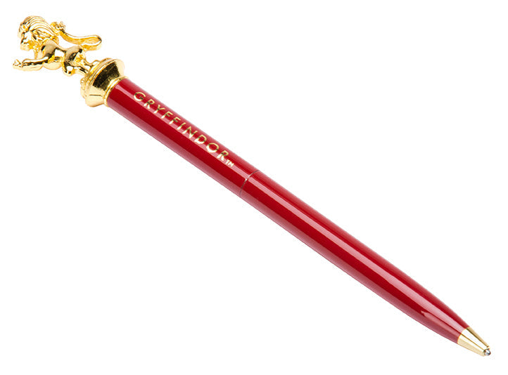 Gryffindor Harry Potter softcover journal with pen, featuring classic Harry Potter Gryffindor design and branding by Insight Editions.