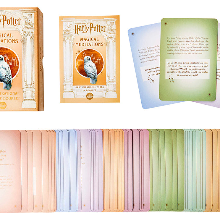 Softcover Harry Potter: Magical Meditations book by Insight Editions with mystical cover design.