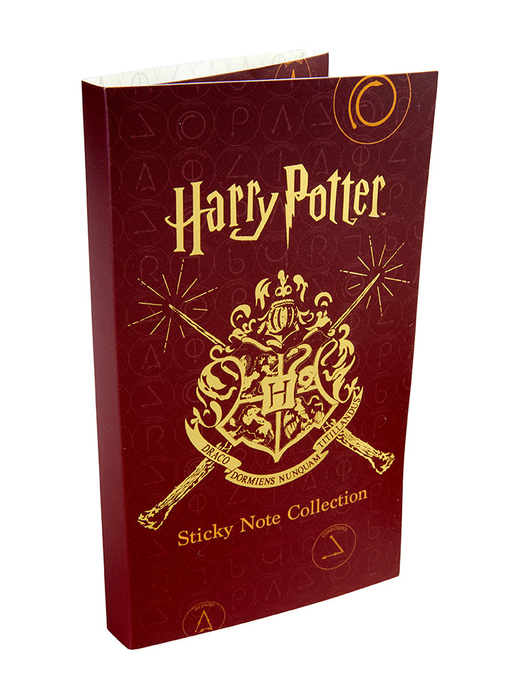Harry Potter Sticky Note Collection by Insight Editions, softcover set with themed notes featuring magical designs and iconic Harry Potter imagery.