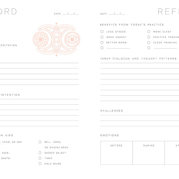 Softcover meditation book by Insight Editions with a calming cover design, perfect for mindfulness and relaxation.