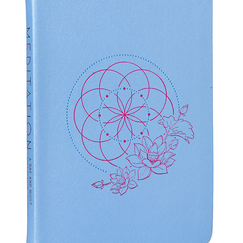 Softcover meditation book by Insight Editions with a calming cover design and peaceful imagery.