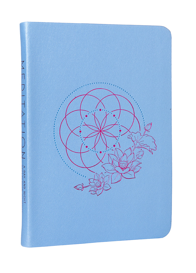 Softcover meditation book by Insight Editions with a calming cover design and peaceful imagery.