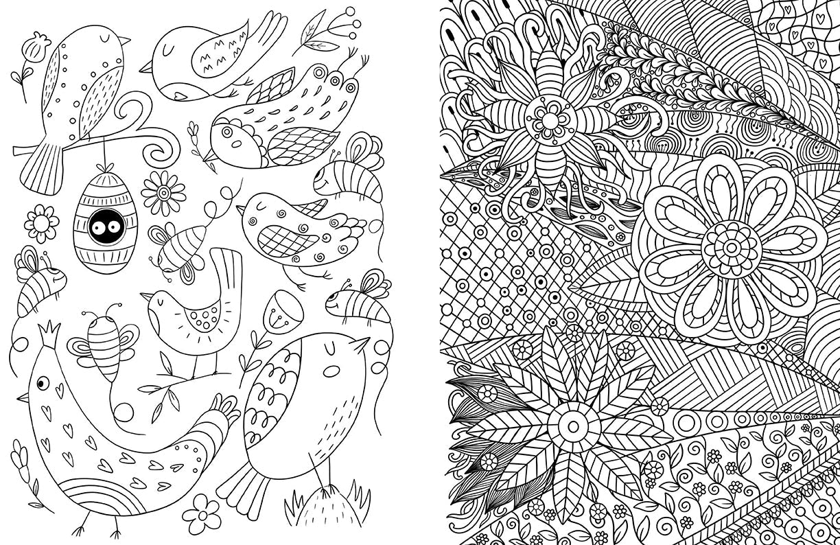 Softcover copy of "Mindful Coloring for Kids" by Insight Editions featuring colorful mindful illustrations.
