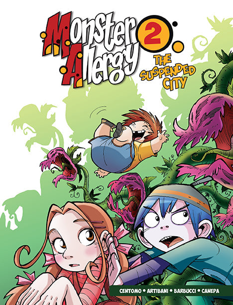 Softcover of Monster Allergy, Vol. 2 comic book by Insight Editions featuring colorful cover art with cartoon characters.