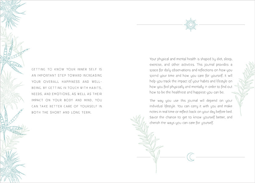 Softcover self-care journal by Insight Editions with calming cover design and lined pages for reflection.