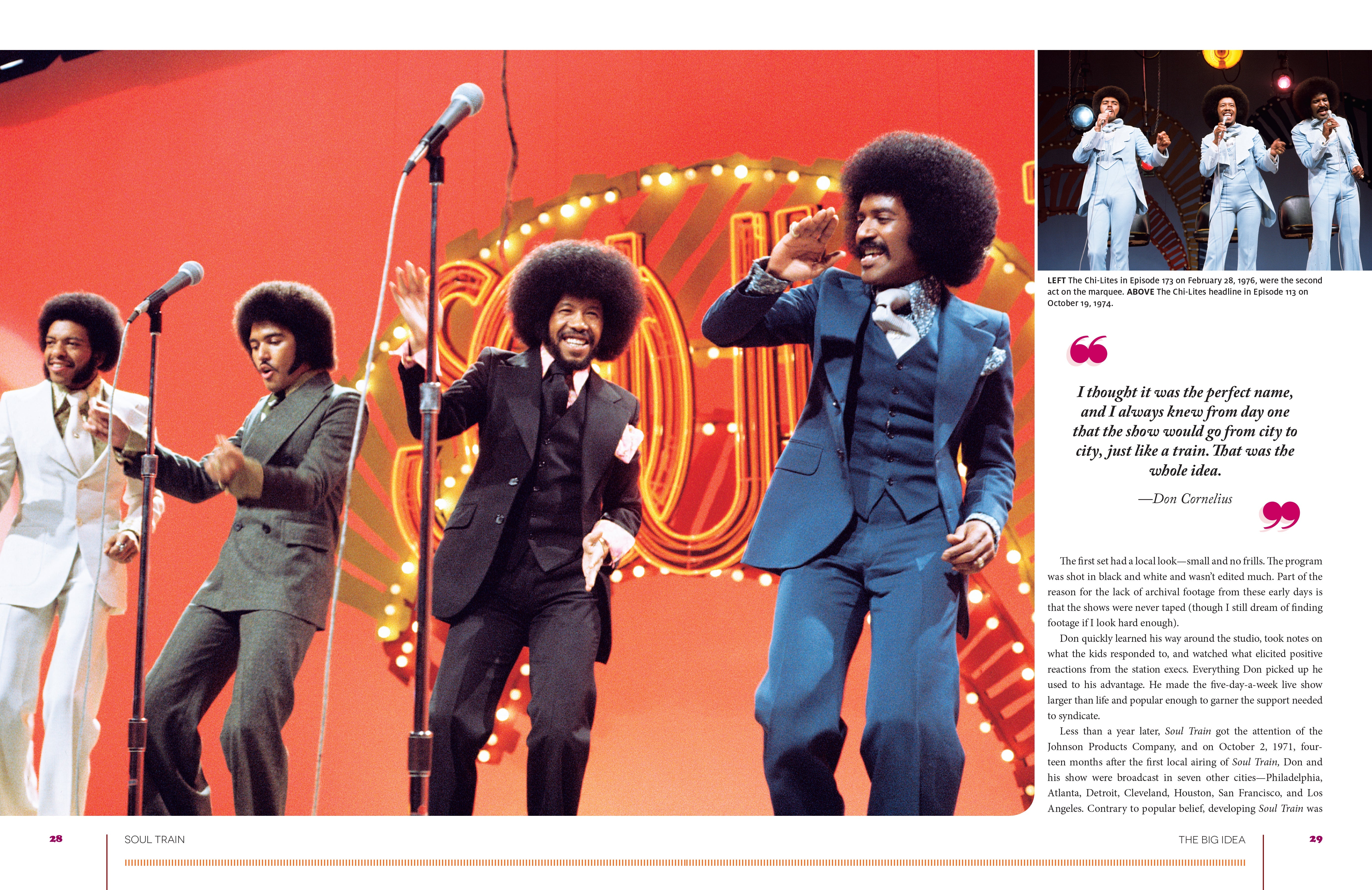 Insight Editions Soul Train softcover book with colorful cover design and title prominently displayed.