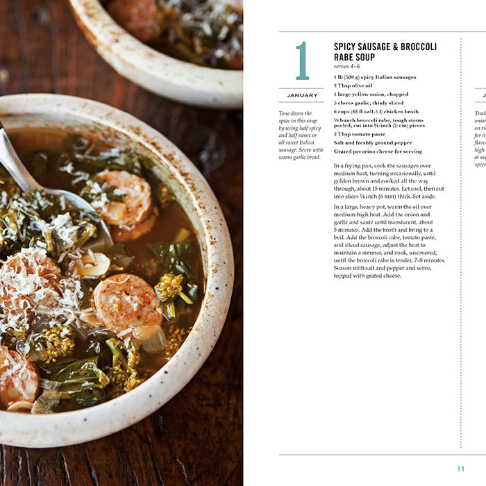 Softcover "Soup of the Day" book by Insight Editions with a colorful cover design.