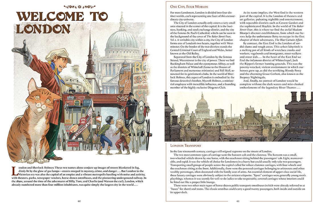 Softcover edition of The Baker Street Four, Volume 4 by Insight Editions featuring cover art with Sherlock Holmes and friends.