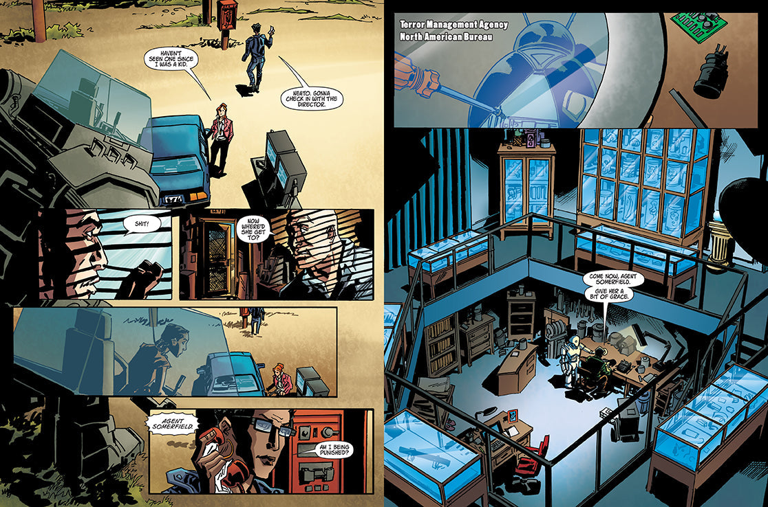 Softcover copy of The In-Between Vol. 1 by Insight Editions with artwork on the cover.